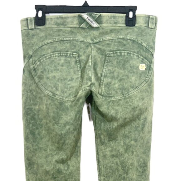 Freddy WR.UP Pants Acid Wash Green Pre-Loved Large / US 8 - Picture 4 of 5